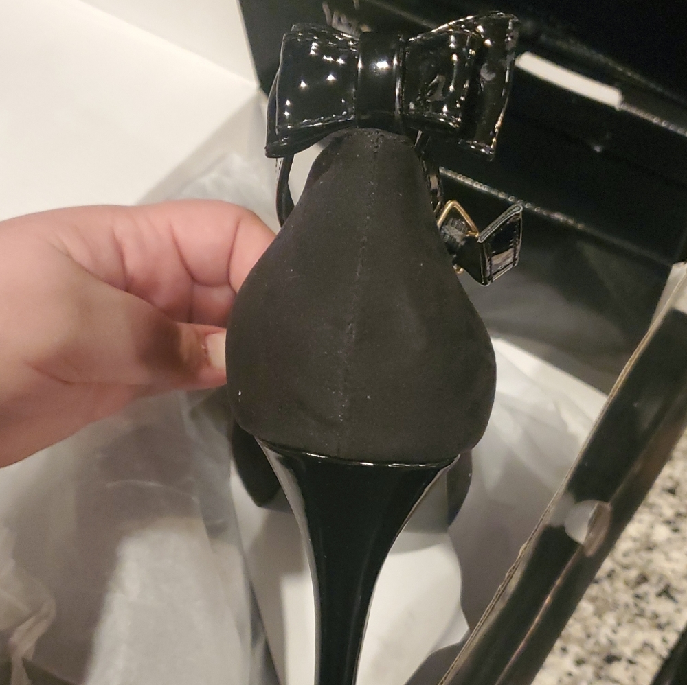 Black Torrid Heels with Bow